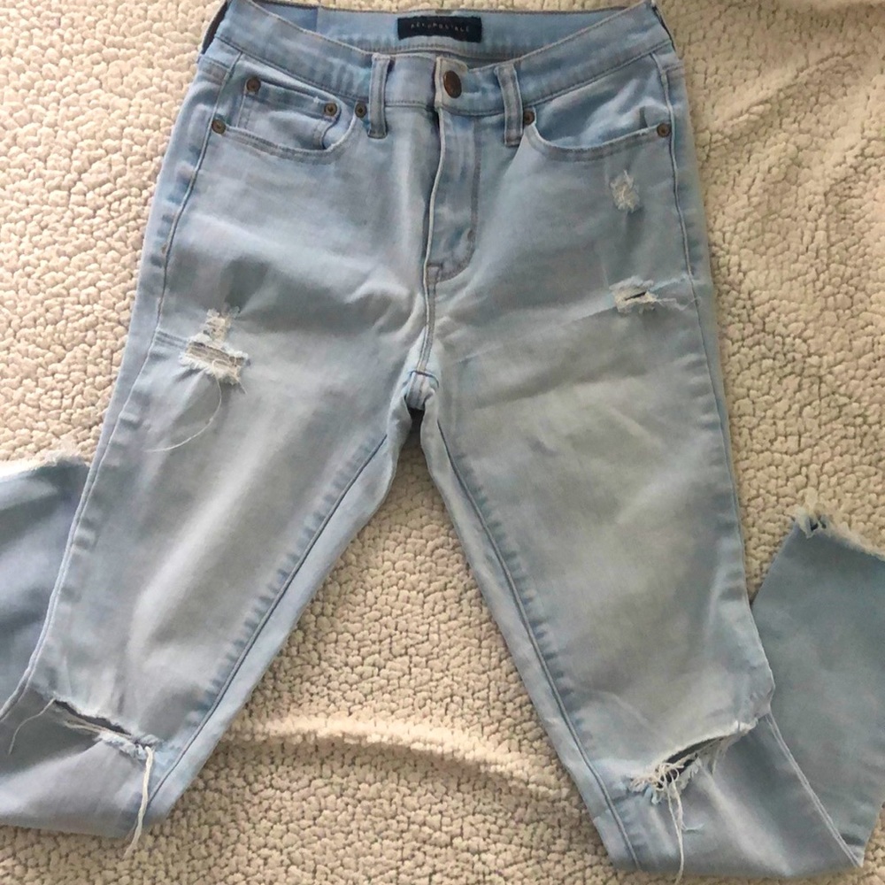 Aeropostale high waisted skinny jeans